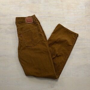 Levi's Pants '94 Baggy Corduroy Mid Rise Straight Leg Brown Womens Size 30